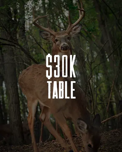 conservation event 30k table