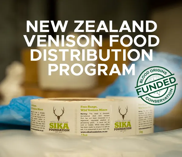 New Zealand Venison Food Distribution Program mobile